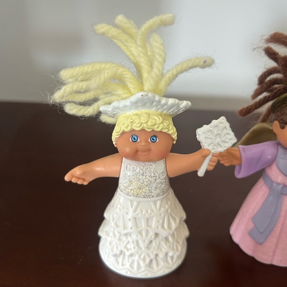 Vintage 3 McDonald’s Toys Cabbage Patch Kids Christmas Holiday Figures 1990s - Picture 2 of 6